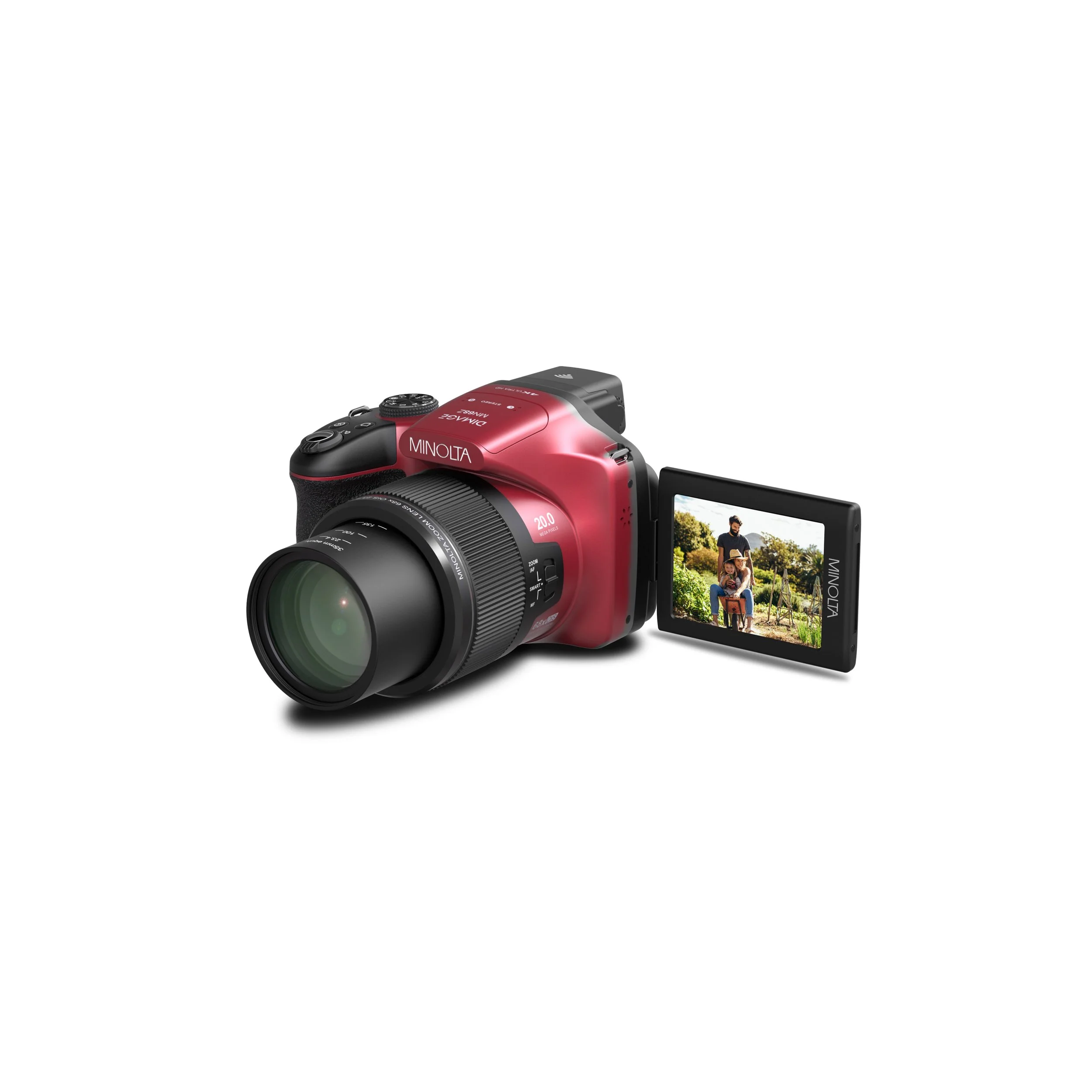 【動作確認済】 Ｍinolta P’s G03-0228-59ID MN68Z 20MP / 4K Ultra HD / 68X Optical Zoom Bridge Camera